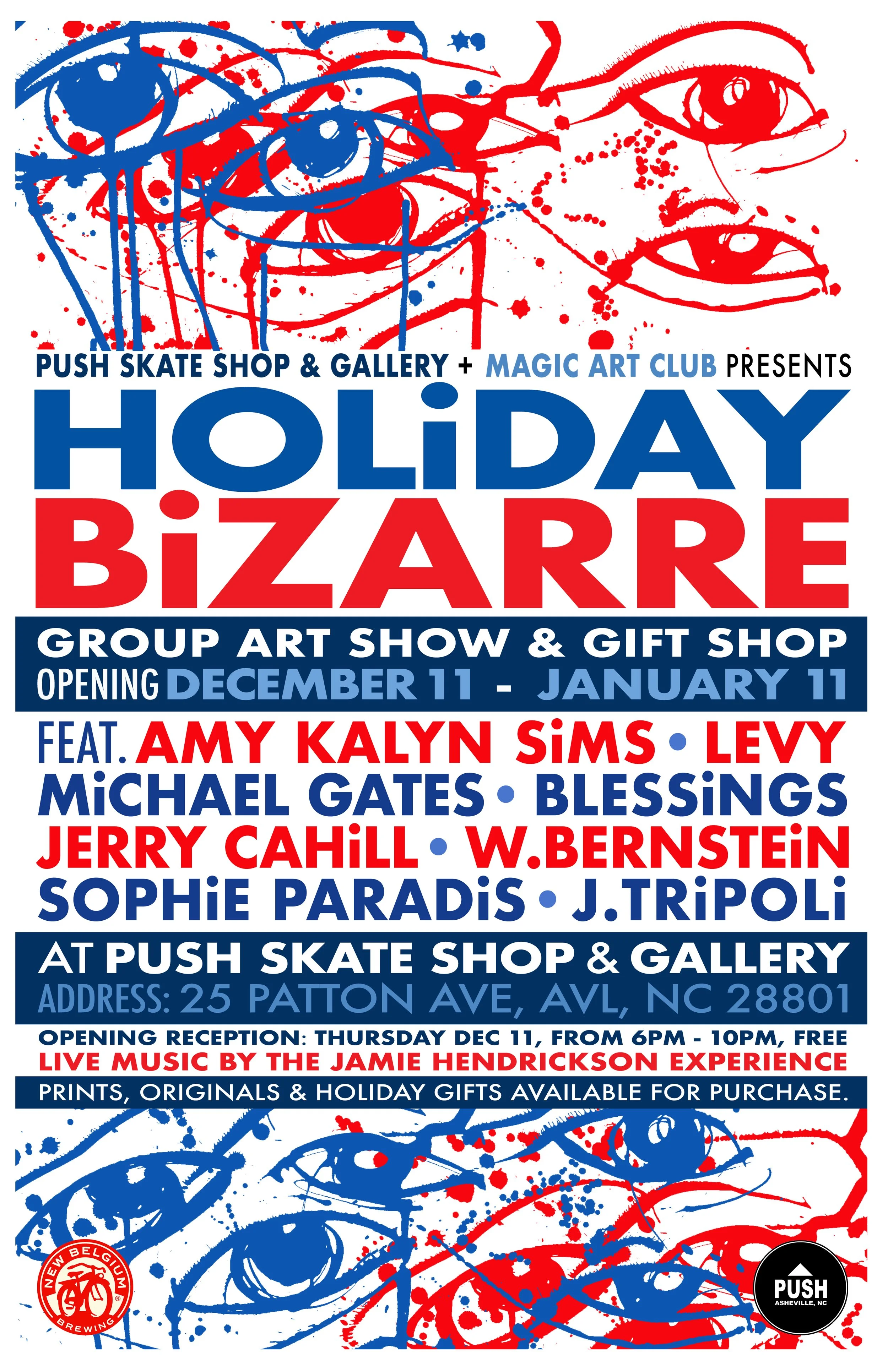 HOLiDAY BiZARRE Group Art Show & Gift Shop at PUSH Gallery — Push